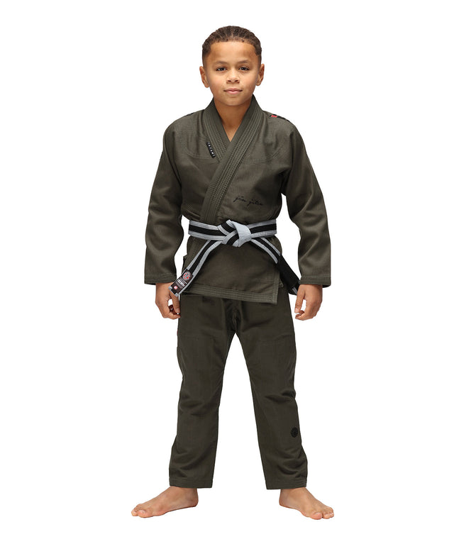 Tatami Elements Superlite BJJ Gi - Youth (Khaki) - The Fight Hub