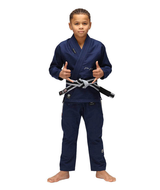 Tatami Elements Superlite BJJ Gi - Youth (Navy) - The Fight Hub