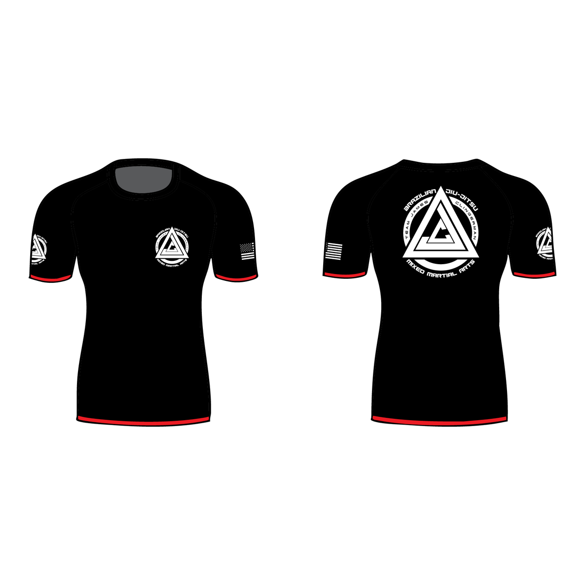 PRE-ORDER — Team James Clingerman Ranked Rashguard