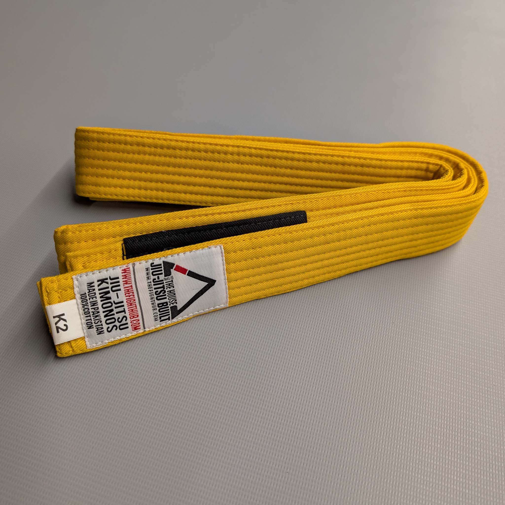 Kids' BJJ Belts (Solid Yellow) - The Fight Hub