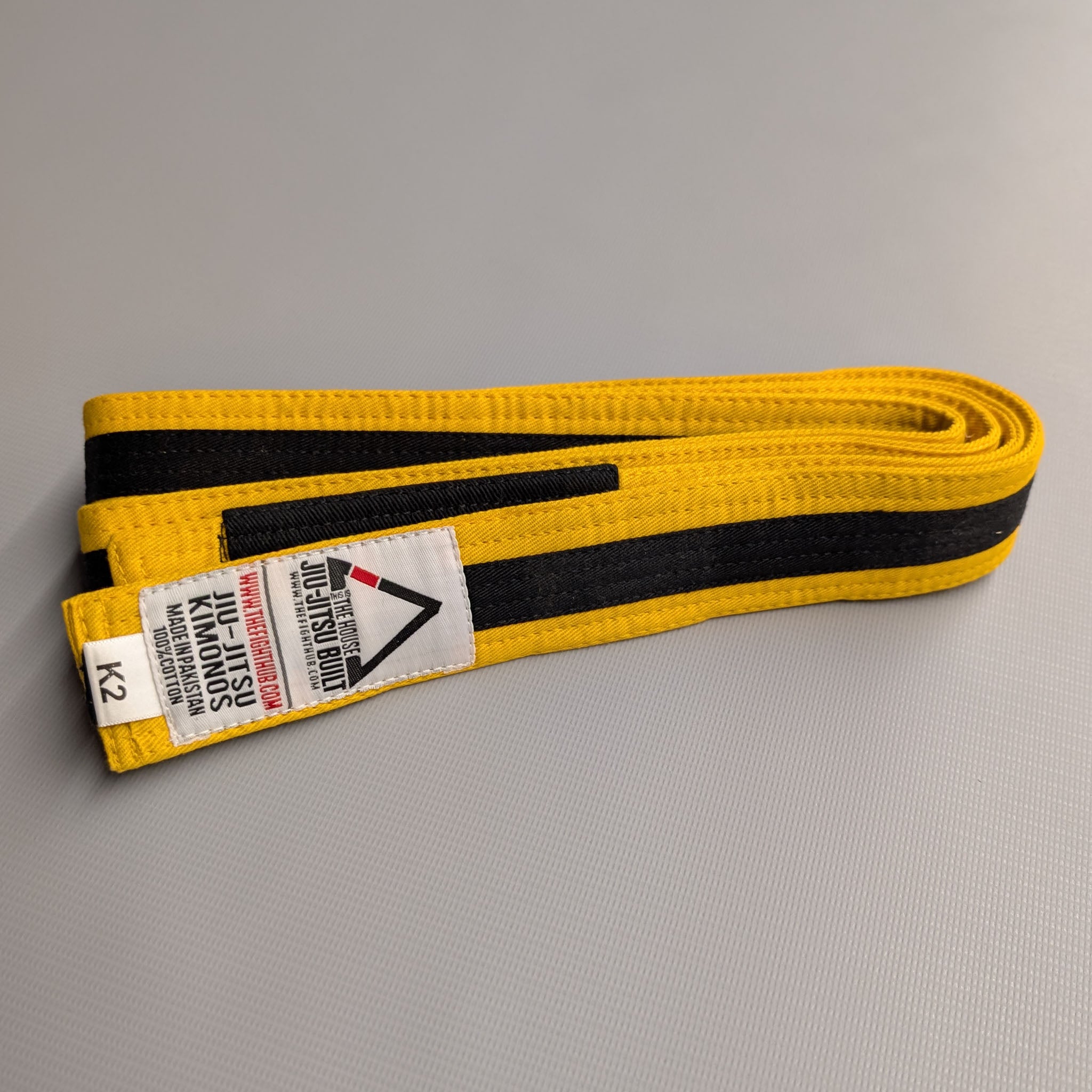 Kids' BJJ Belts (Yellow/Black) - The Fight Hub