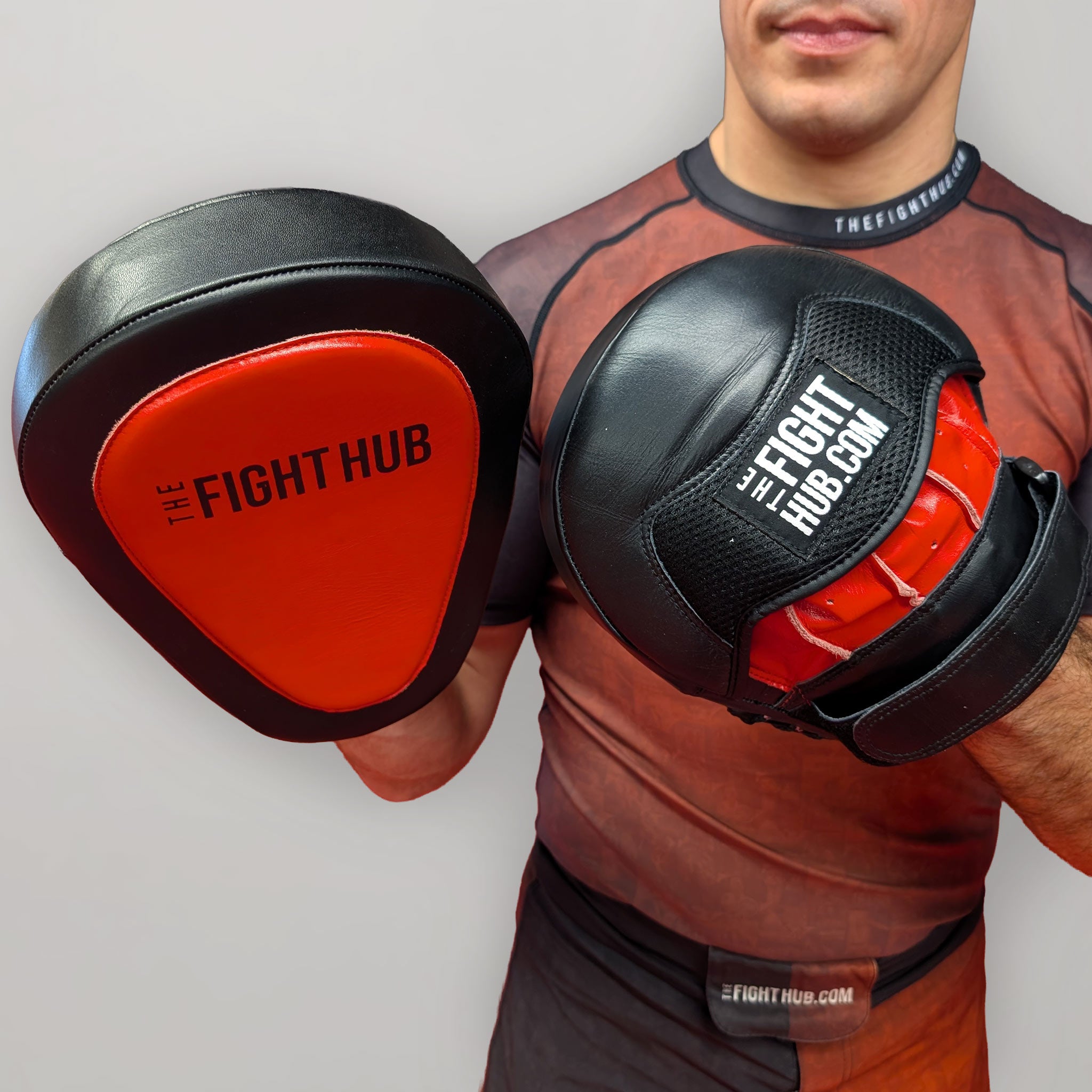 Curved Focus Mitts for Boxing and Kickboxing - The Fight Hub