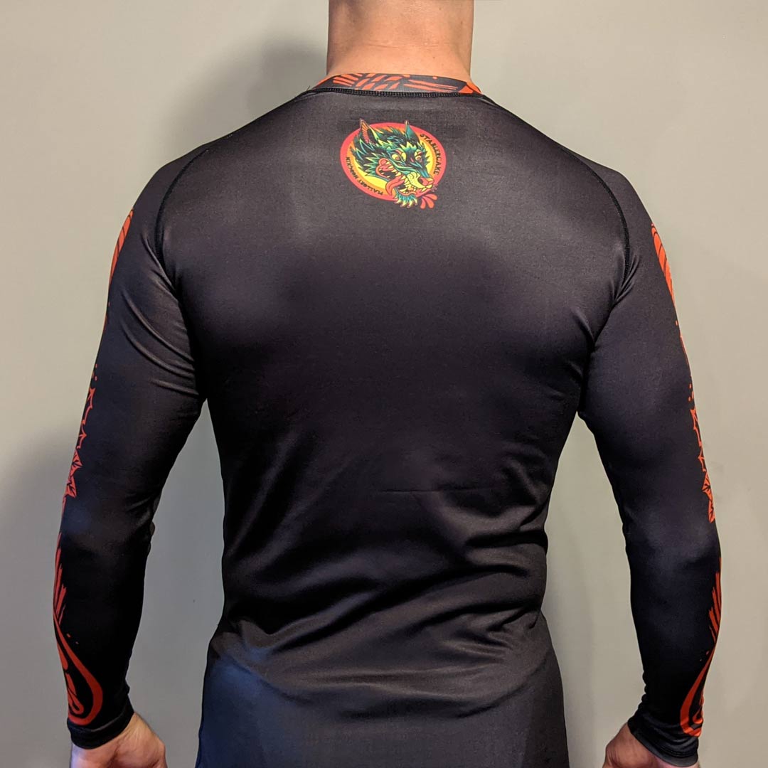 Krampus BJJ Rashguard (Adult) – Limited Edition Holiday Grappling Shirt - The Fight Hub