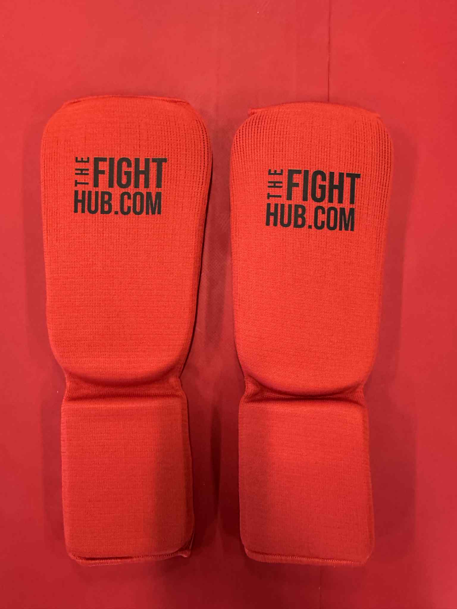 Slip-On Shin Guards (Red) – Kickboxing & MMA Training - The Fight Hub
