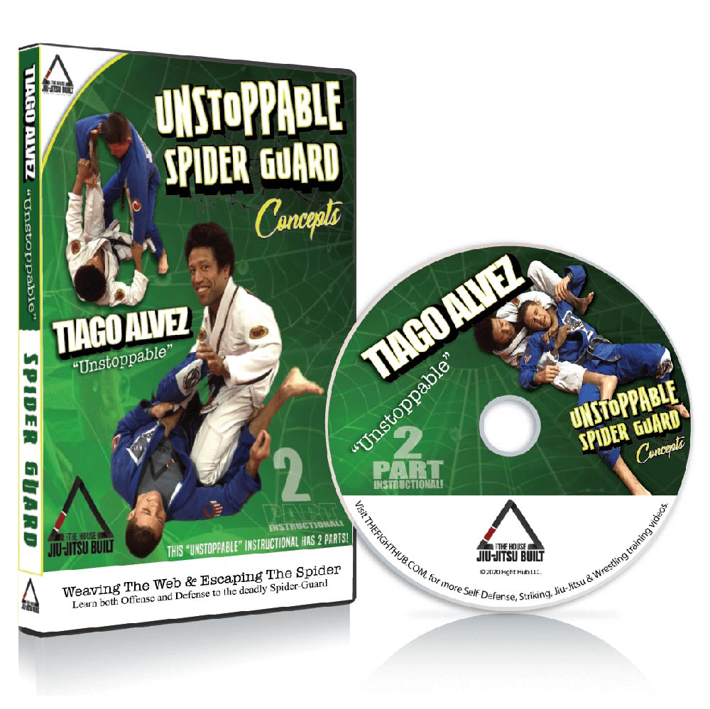 Unstoppable Spider Guard by Tiago Alves – BJJ Instructional DVD for Grip Control and Guard Attacks - The Fight Hub