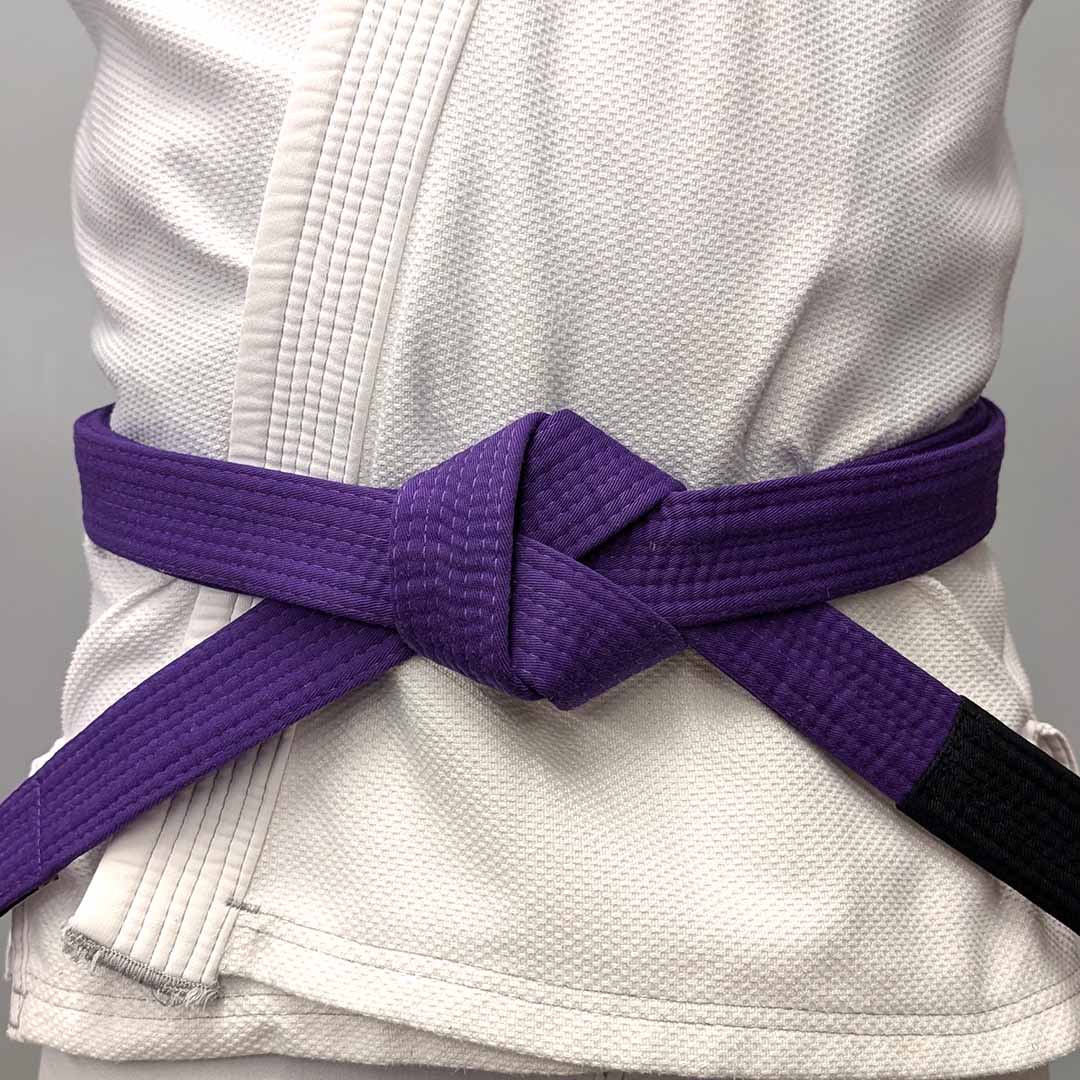 Brazilian Jiu-Jitsu Transition Belt – Adult – Fading Rank Design (Purple) - The Fight Hub