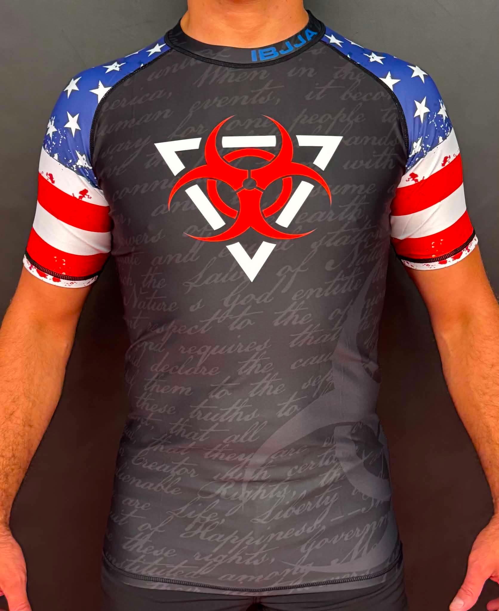 IBJJA Declaration of Independence 250th Anniversary Rashguard