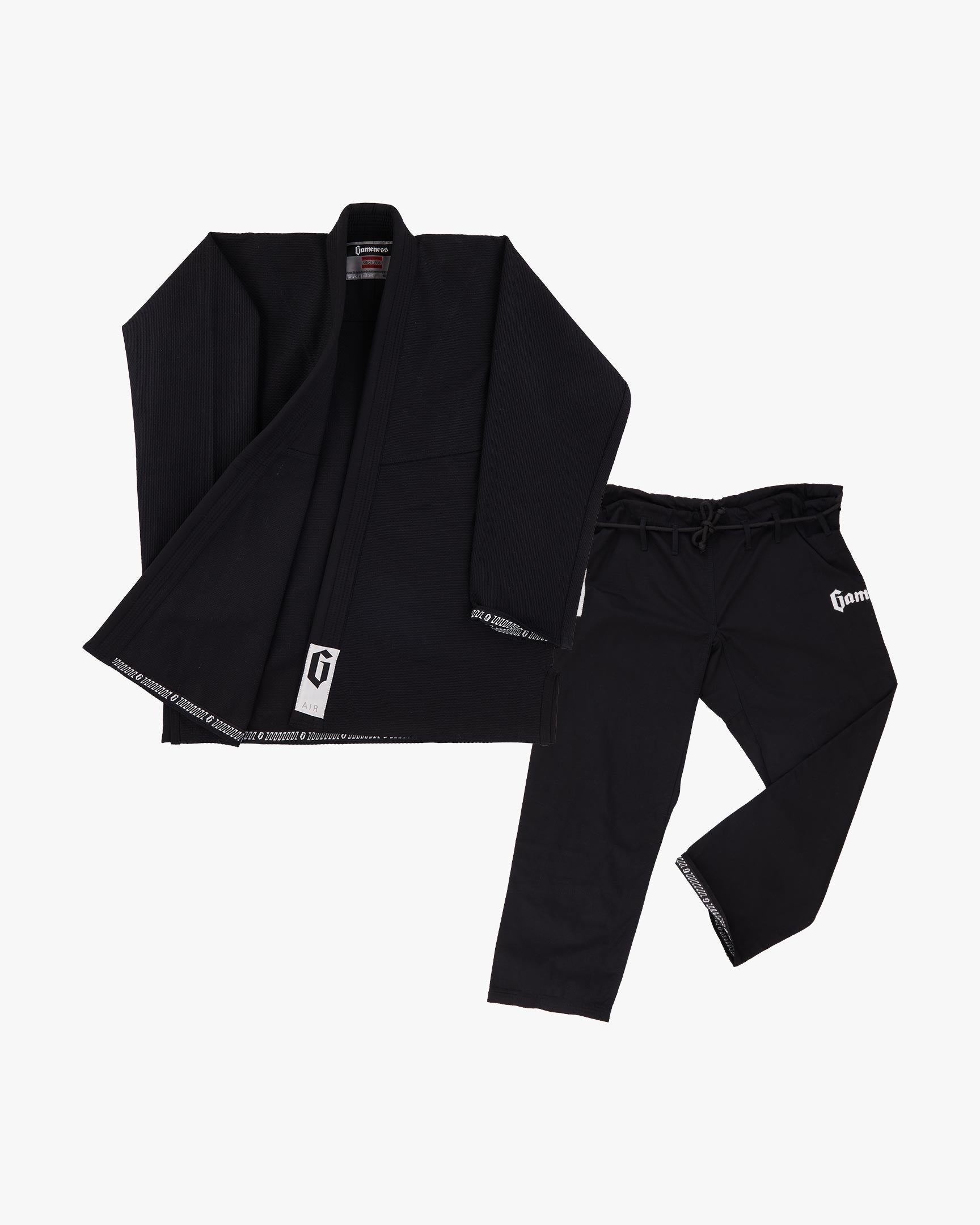 Gameness Air 2.0 BJJ Gi (Black) - The Fight Hub