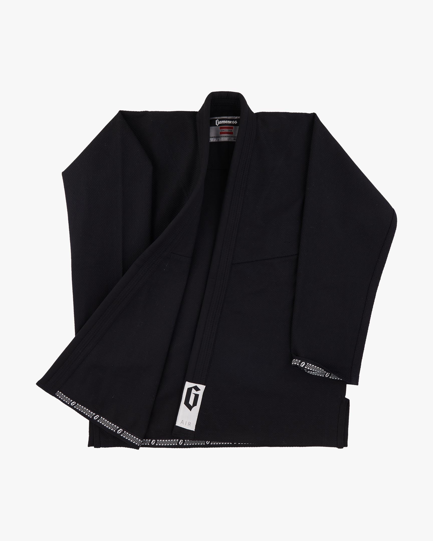 Gameness Air 2.0 BJJ Gi (Black) - The Fight Hub