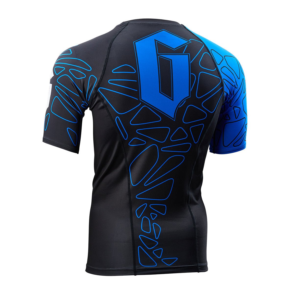 Gameness Men's Short Sleeve Pro Ranked Rash Guard - Blue
