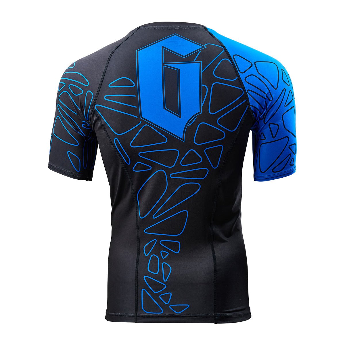 Gameness Men's Short Sleeve Pro Ranked Rash Guard - Blue