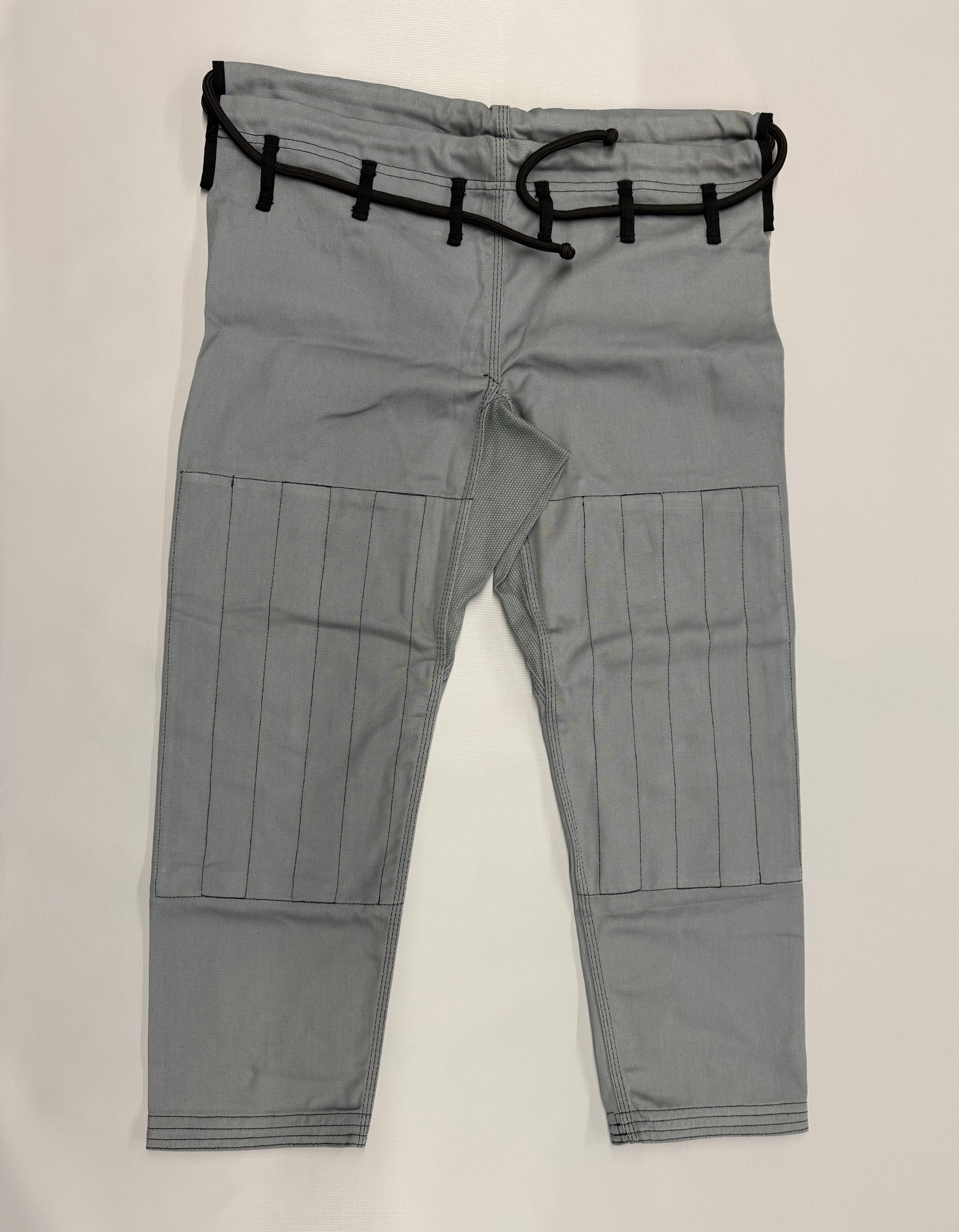 Pearl Weave BJJ Gi - Adult (Gray w/ Black Contrast Stitching)