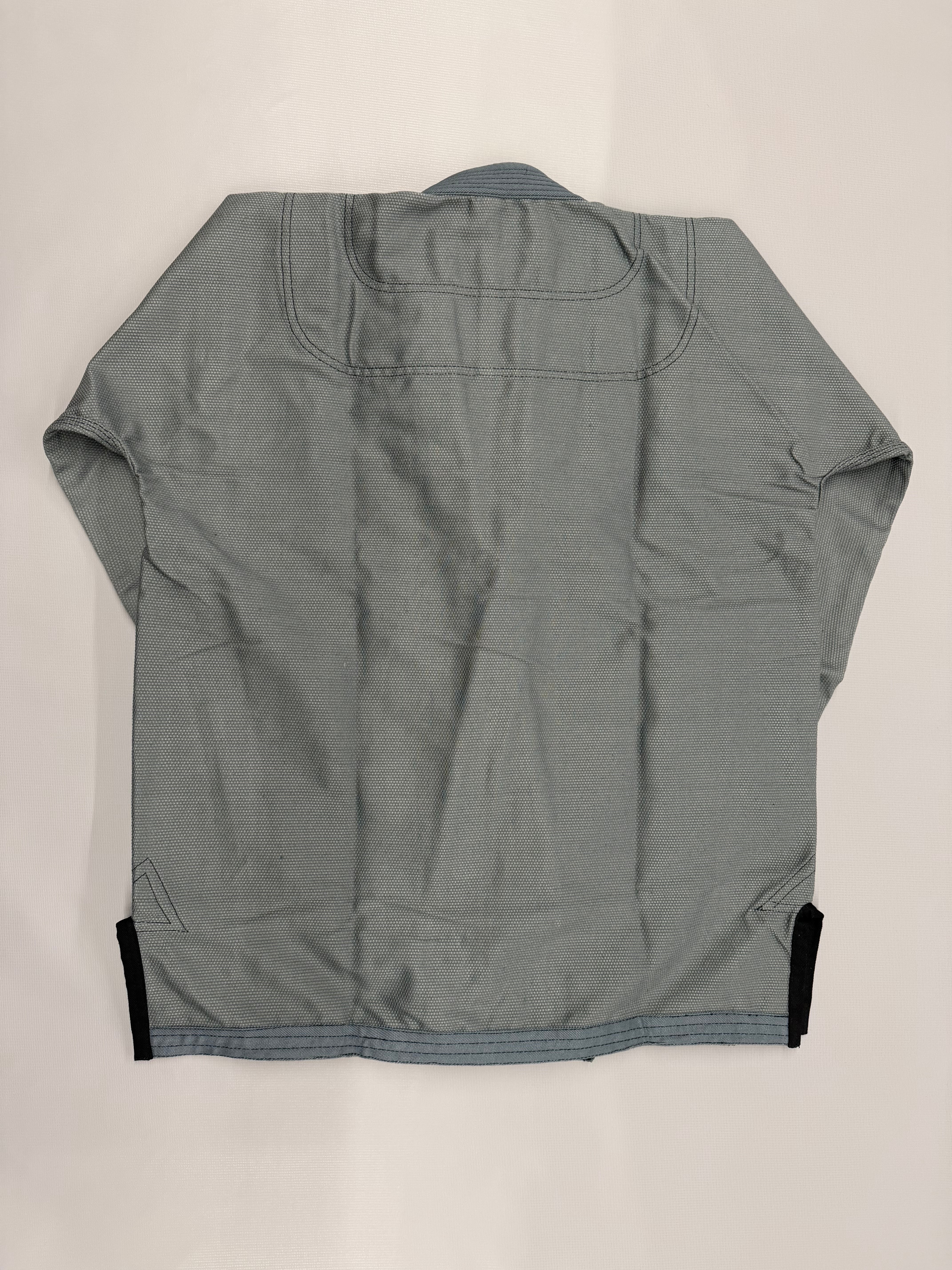 Pearl Weave BJJ Gi - Adult (Gray w/ Black Contrast Stitching)