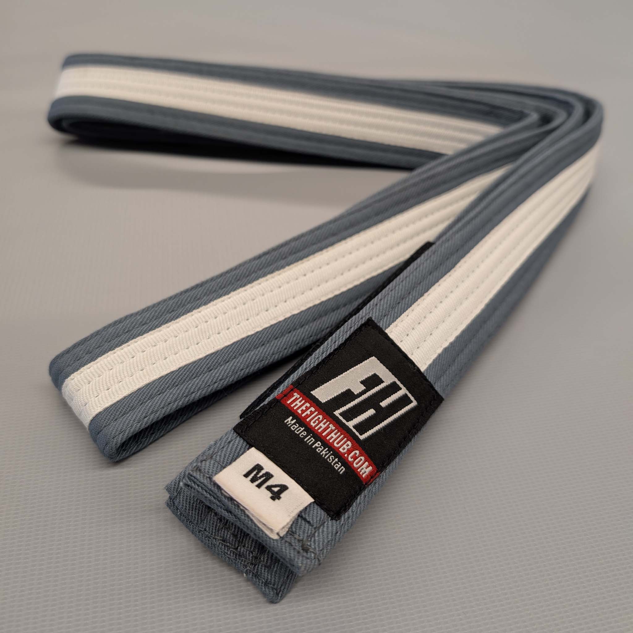 Kids' BJJ Belt (Gray/White)