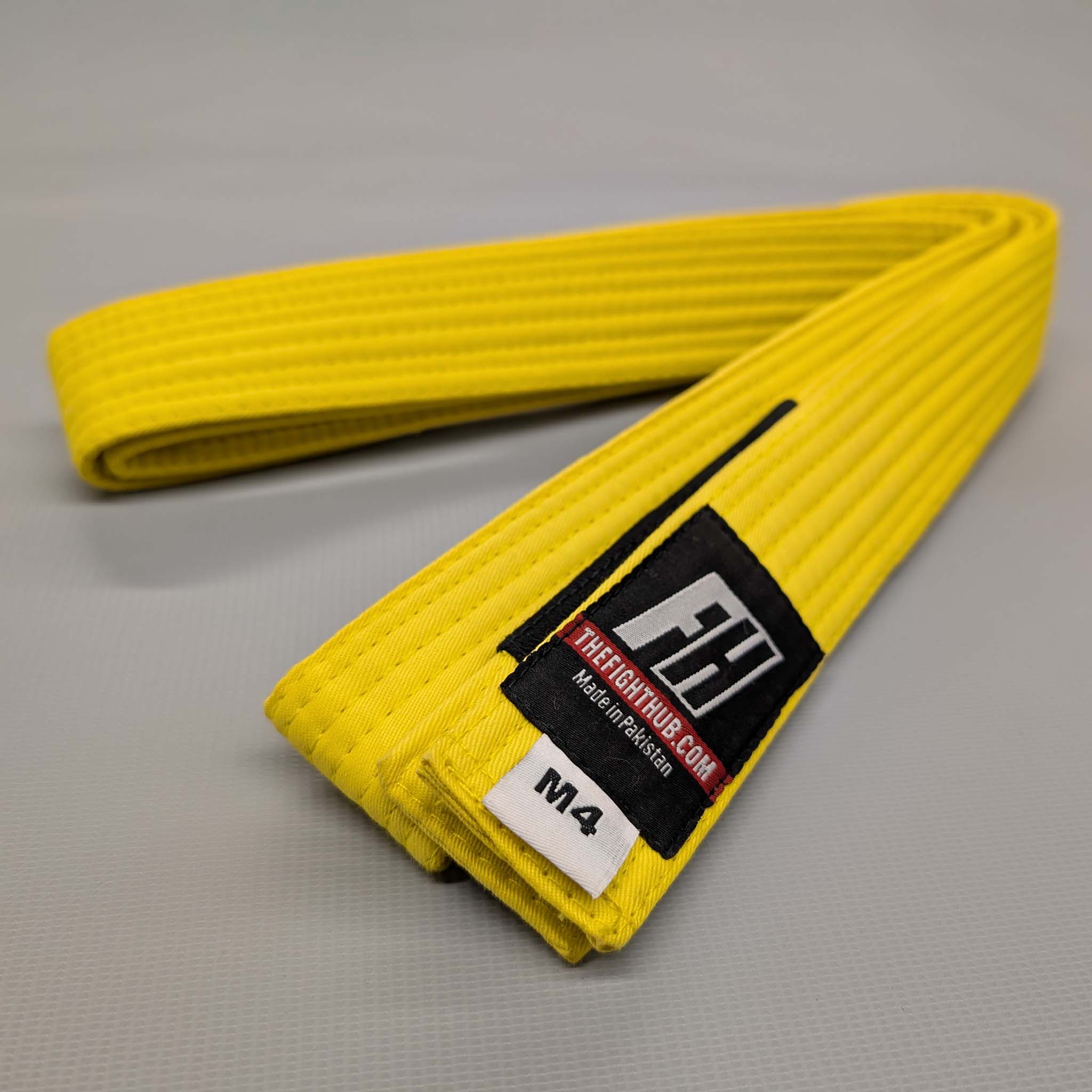 Kids' BJJ Belts (Solid Yellow)