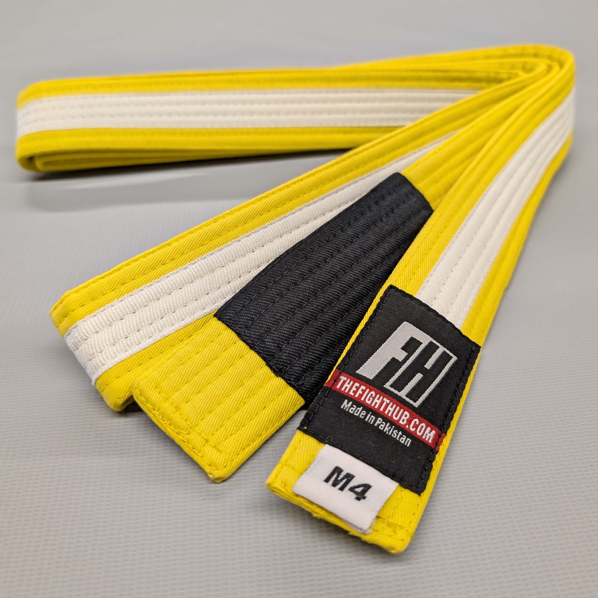 Kids' BJJ Belts (Yellow/White)