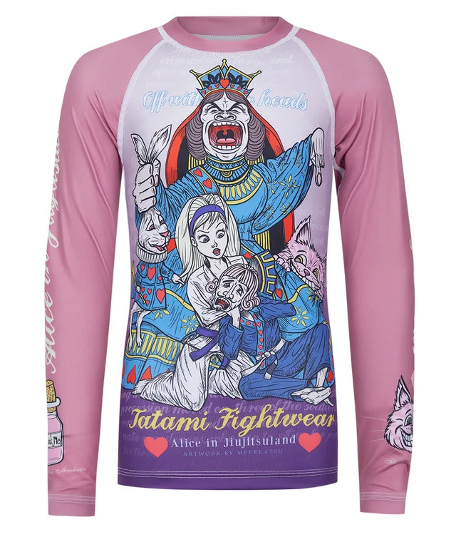 Tatami Meerkatsu Alice In Jiu-Jitsuland Rashguard - Youth - The Fight Hub