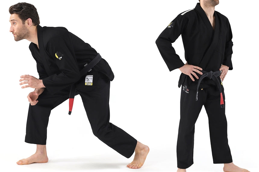 Kitsune "Bloom" BJJ Gi - Black - The Fight Hub
