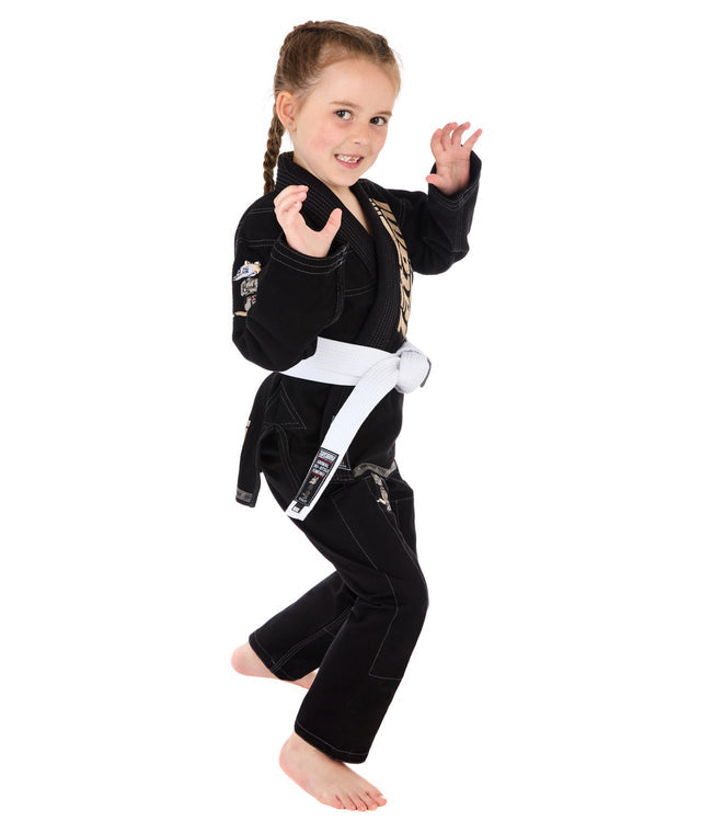 Fuji Meerkatsu Kids Animal BJJ Gi (Black) - The Fight Hub