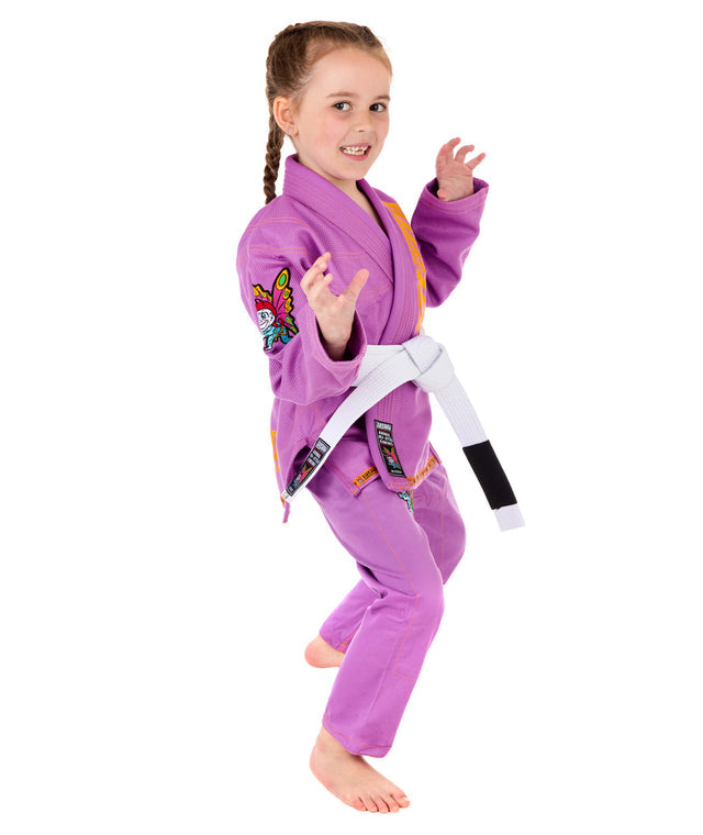Fuji Meerkatsu Kids Animal BJJ Gi (Purple) - The Fight Hub