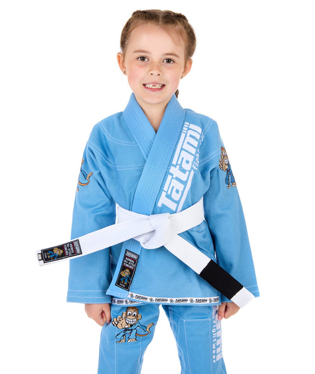 Tatami Meerkatsu Kids Animal BJJ Gi (Sky Blue)