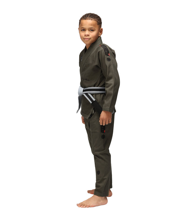 Tatami Elements Superlite BJJ Gi - Youth (Khaki) - The Fight Hub