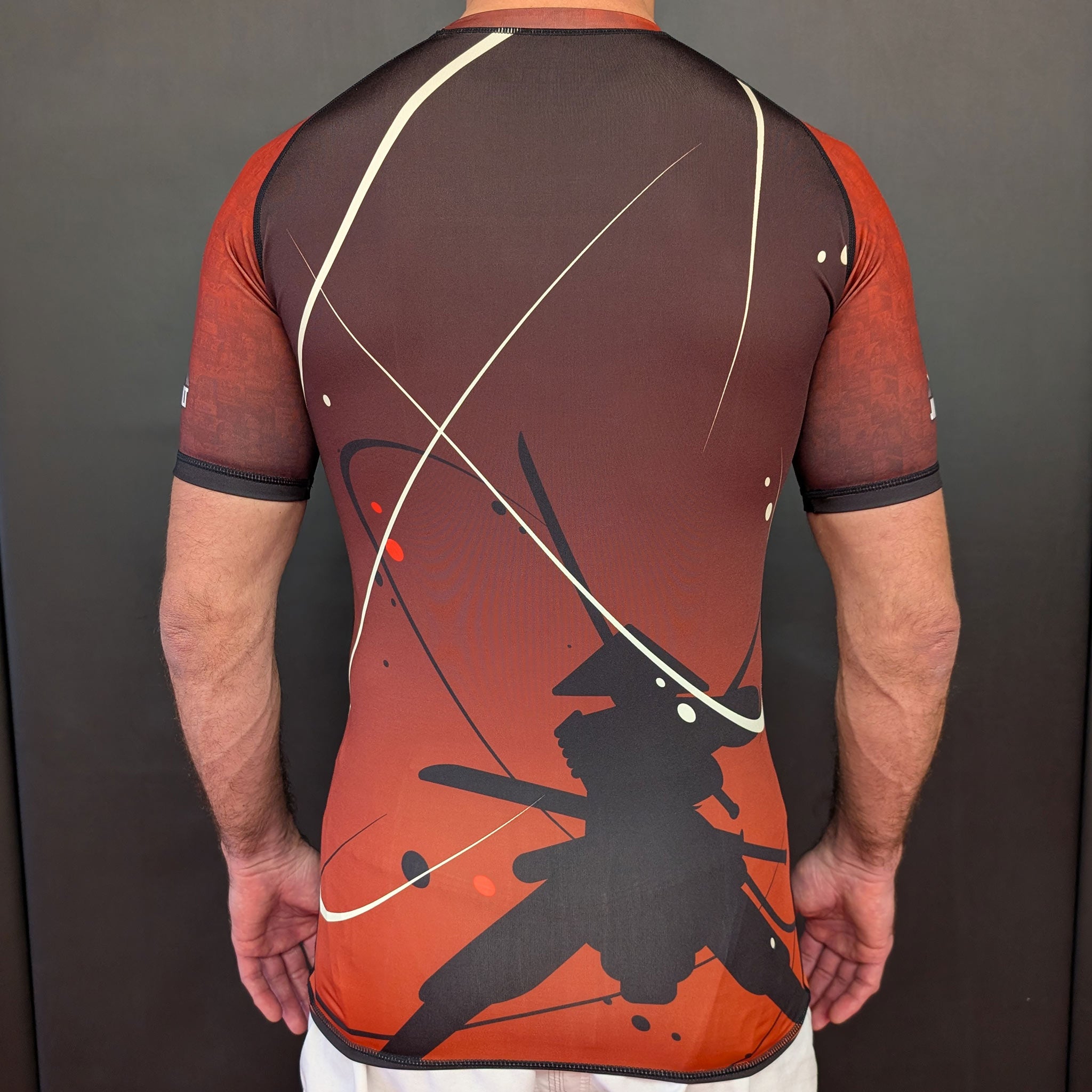 Samurai BJJ Rashguard – Short-Sleeve Grappling Shirt - The Fight Hub